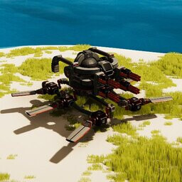 各式各樣的載具零件展示