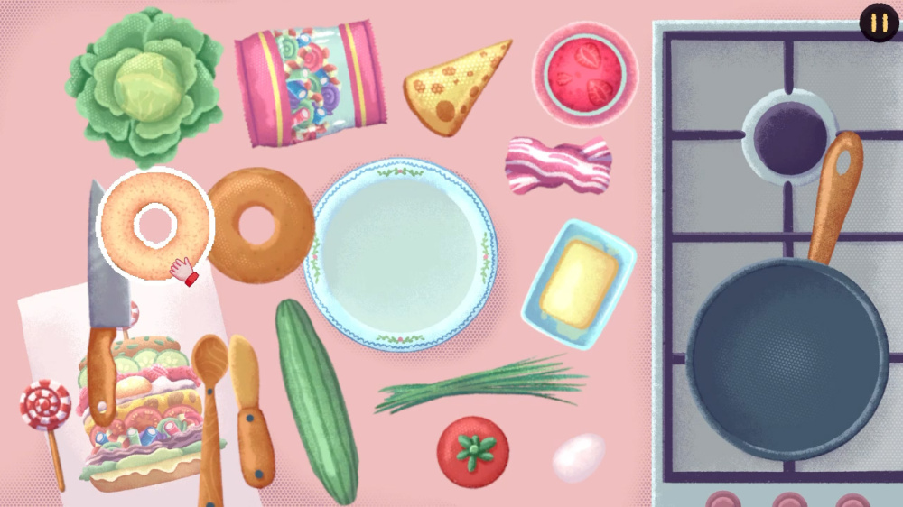 遊戲截圖:溫馨的益智關卡