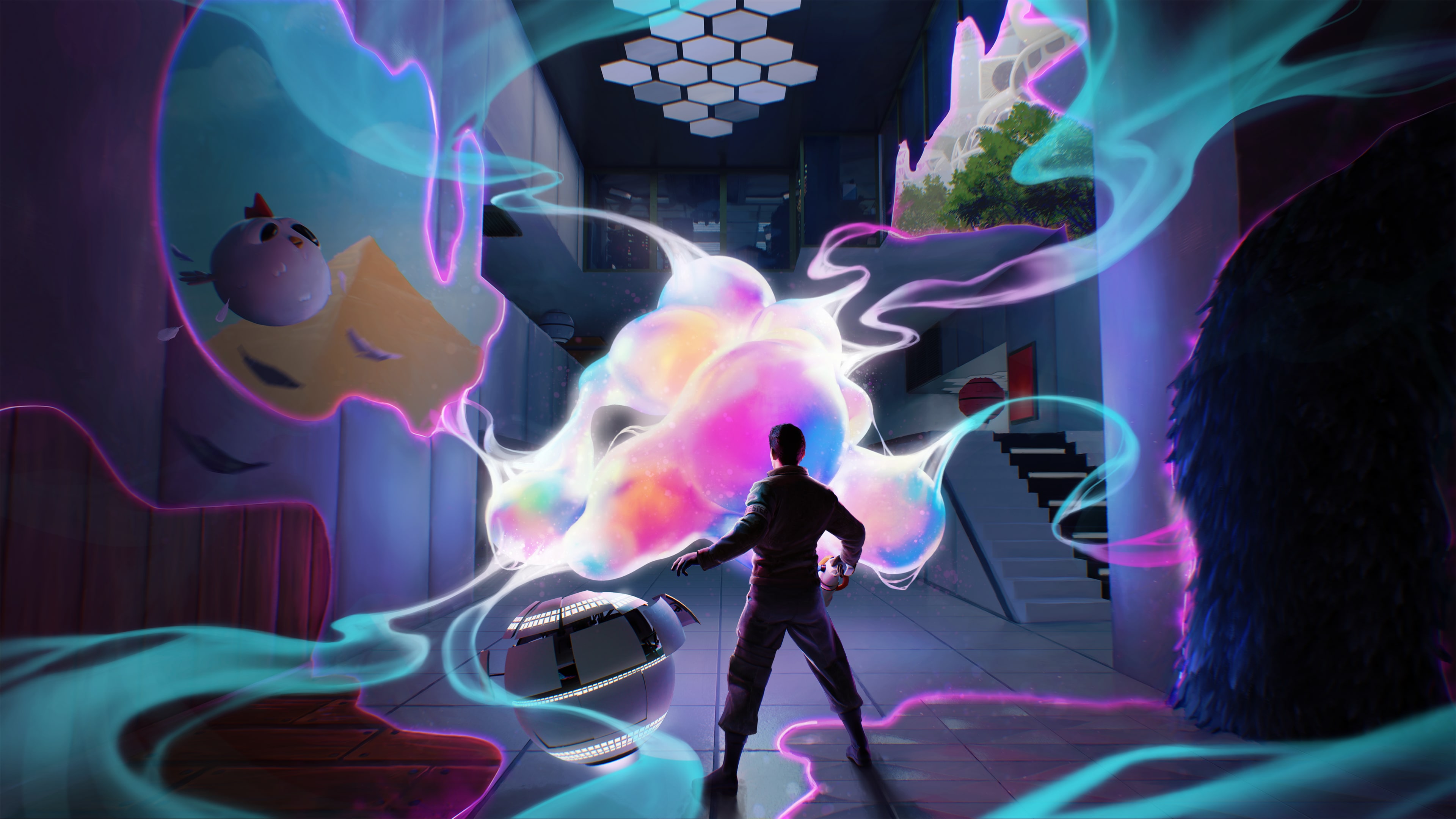 ChromaGun 2 測試場地背景設計