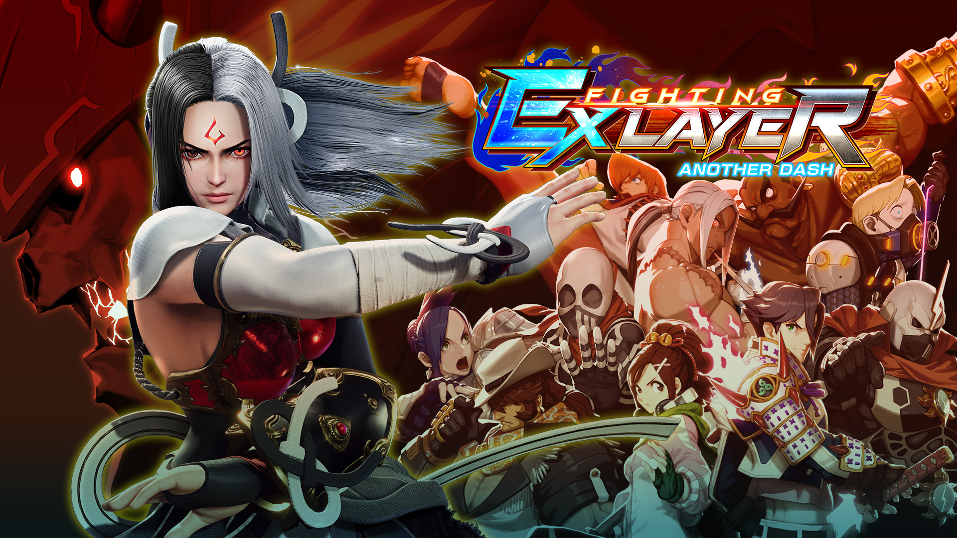 FIGHTING EX LAYER -ANOTHER DASH- 完整組合包主視覺圖