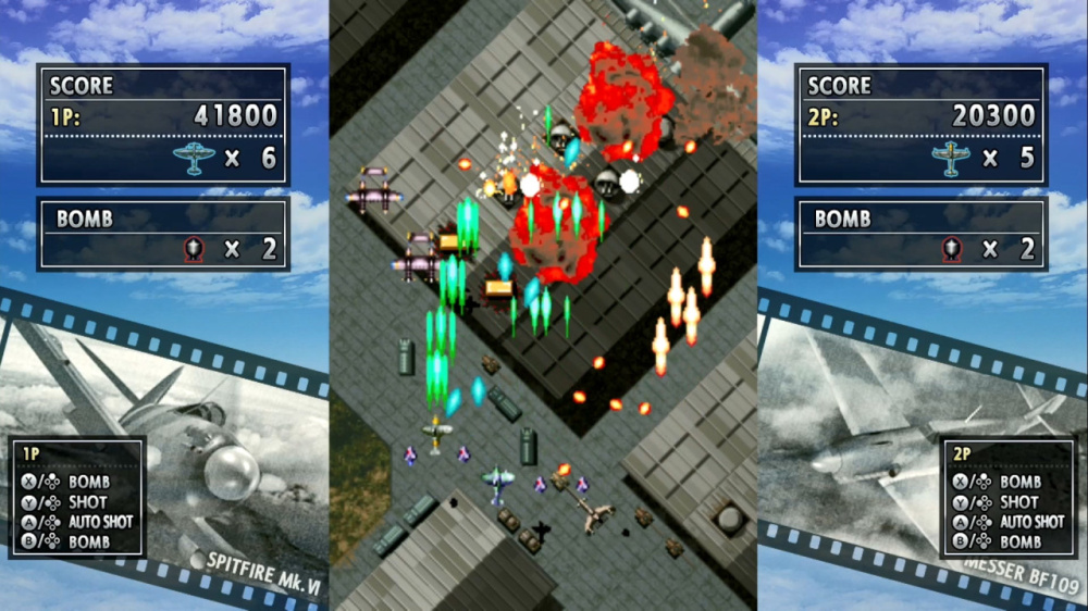 經典的戰機選擇畫面