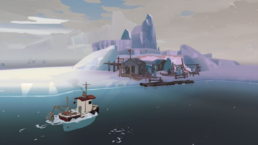 DREDGE 遊戲畫面 - 船隻航行