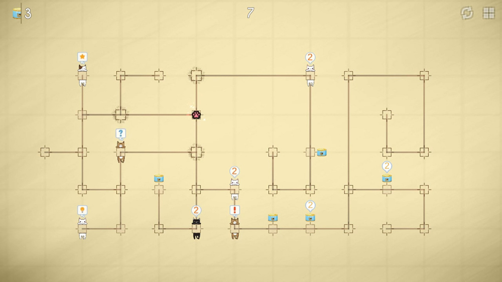 遊戲極簡風格地圖展示
