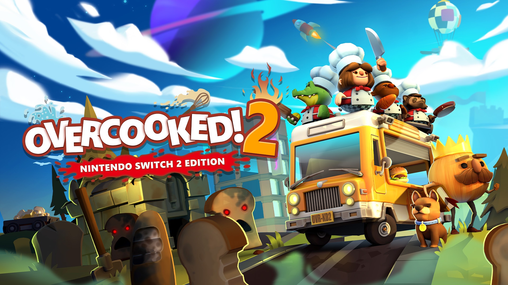 Overcooked! 2 – Nintendo Switch 2 Edition 主視覺圖