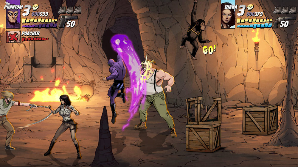 精美的手繪風格過場動畫