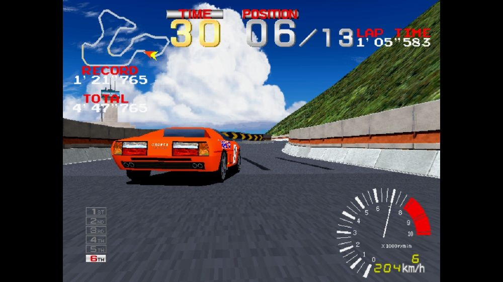 RIDGE RACER 飄移瞬間