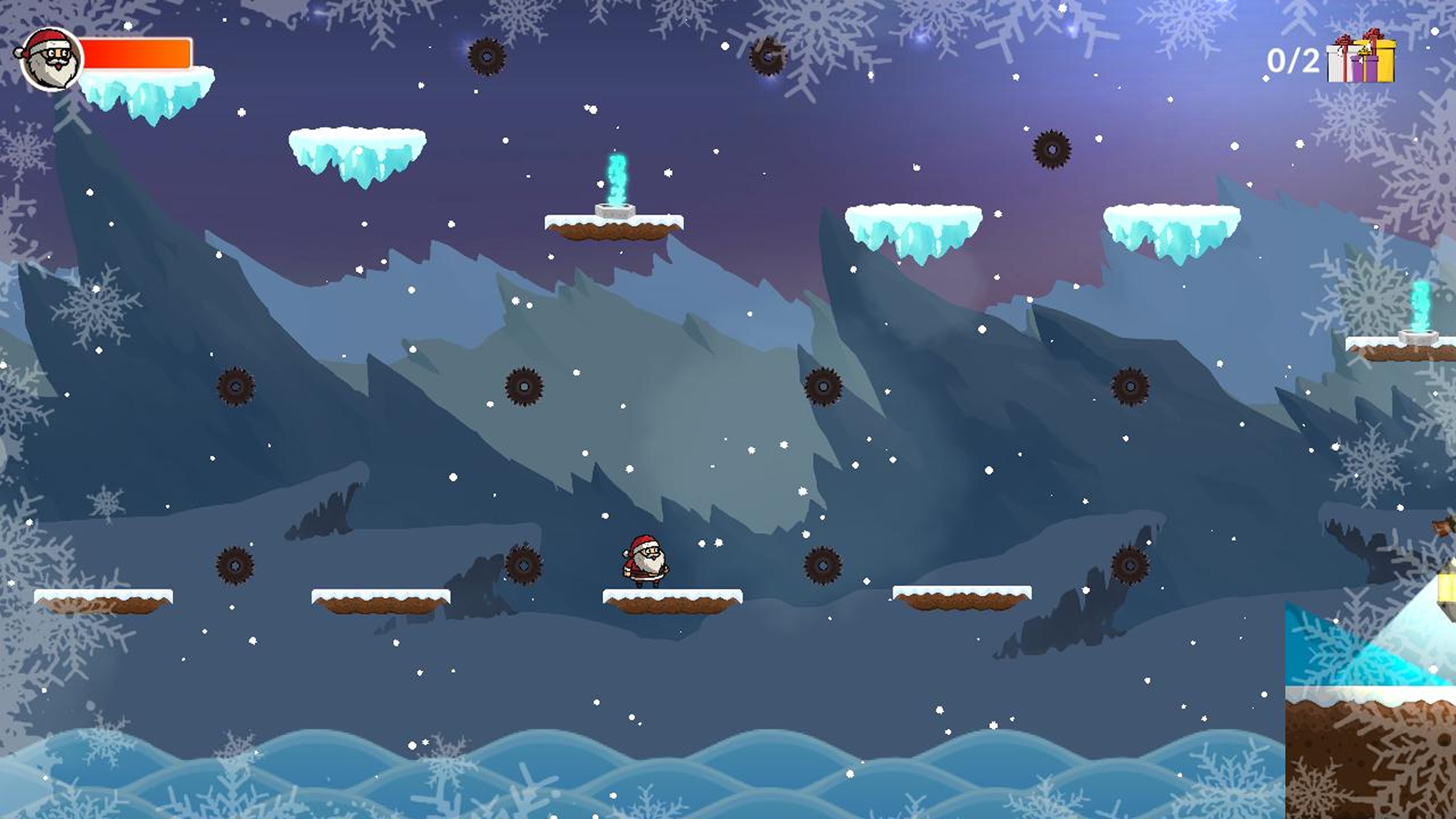 遊戲截圖 - 雪地場景