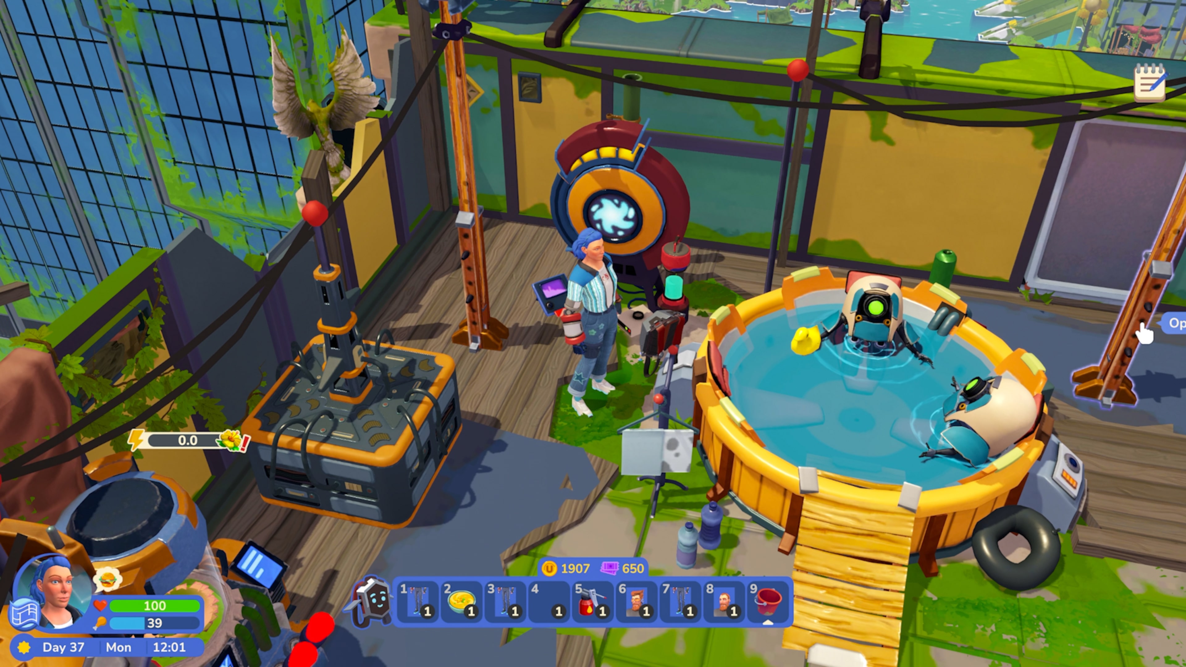 指揮機器人小組進行自動化作業