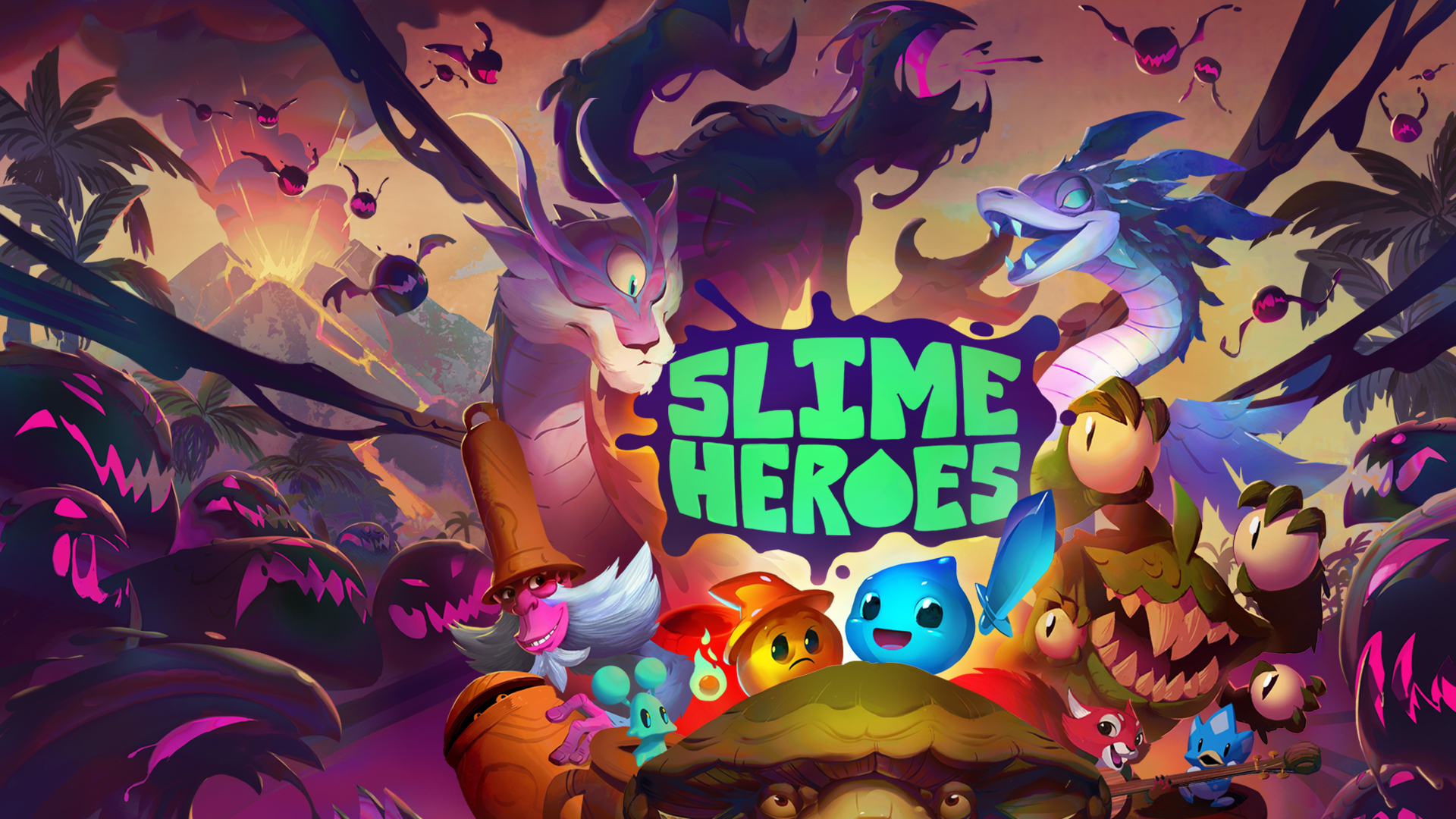 史萊姆英雄 Slime Heroes 主視覺圖