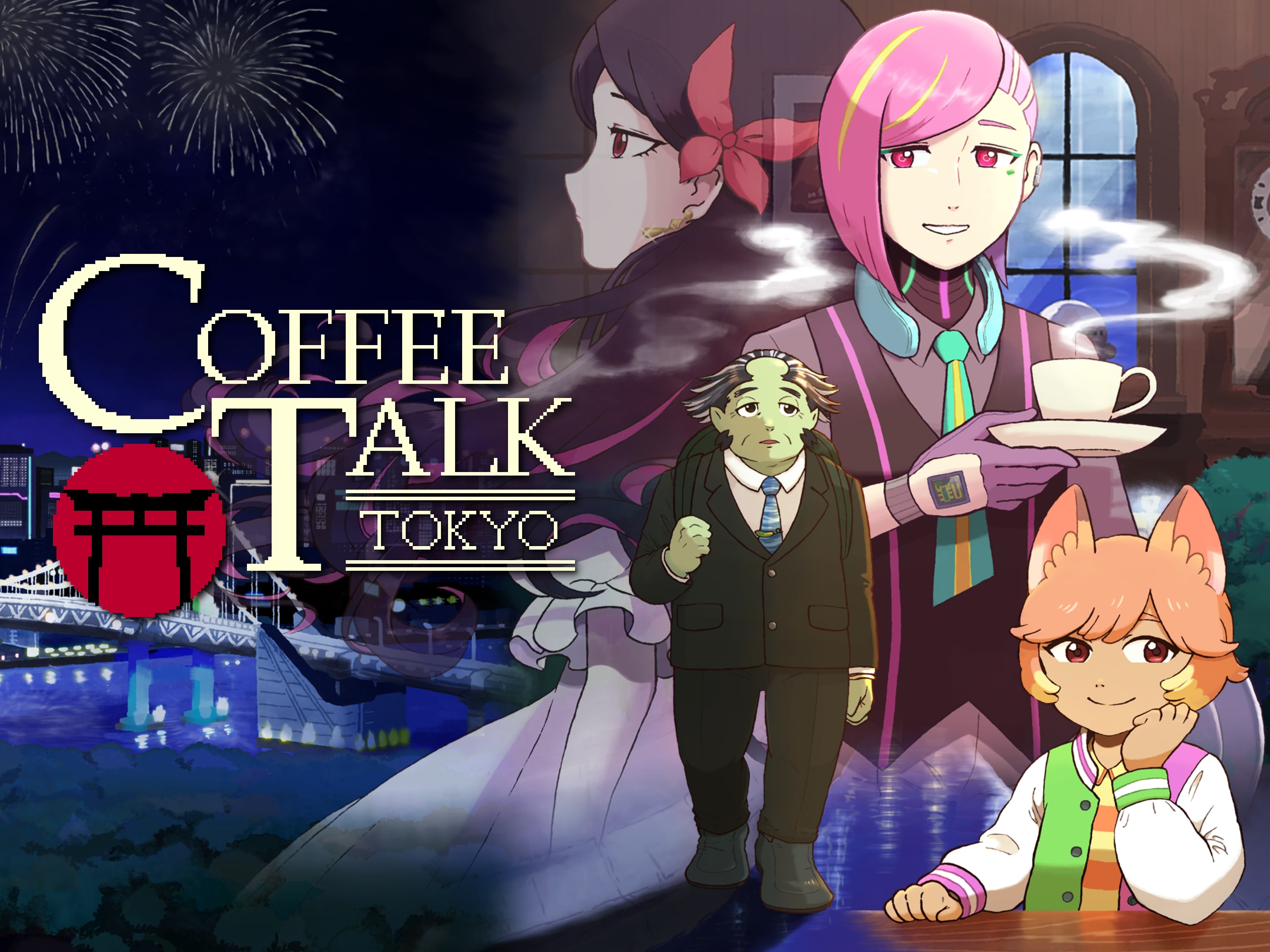 Coffee Talk Tokyo 遊戲主視覺圖