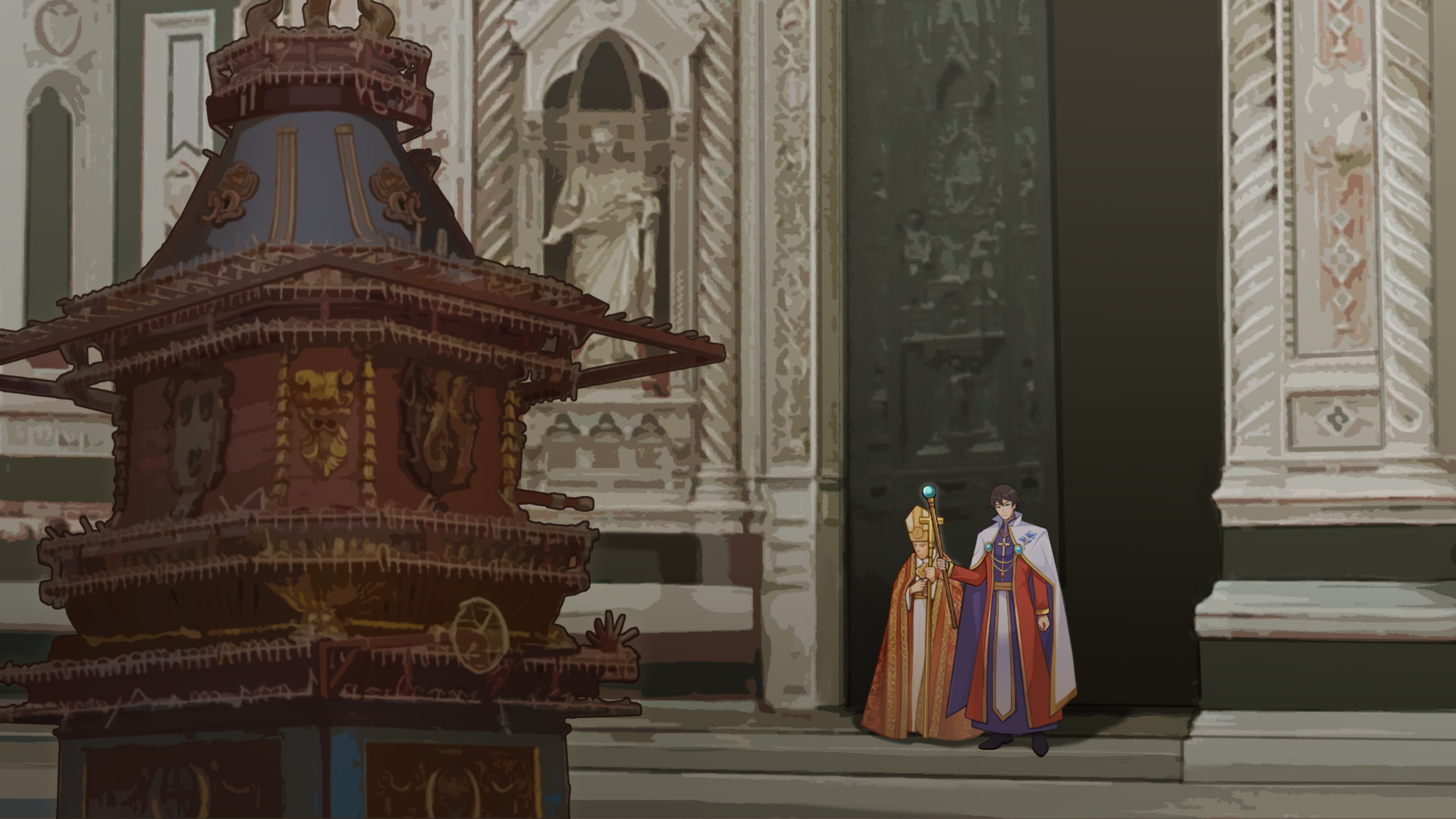 角色間的對話選擇影響故事進程