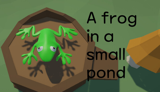 A frog in a small pond 遊戲主視覺