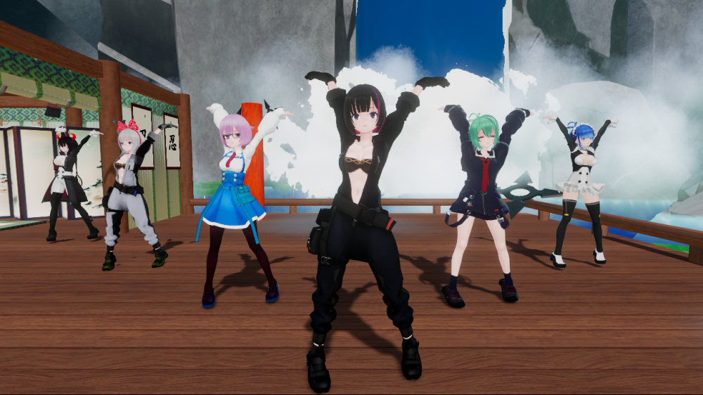 充滿動感的舞蹈模式