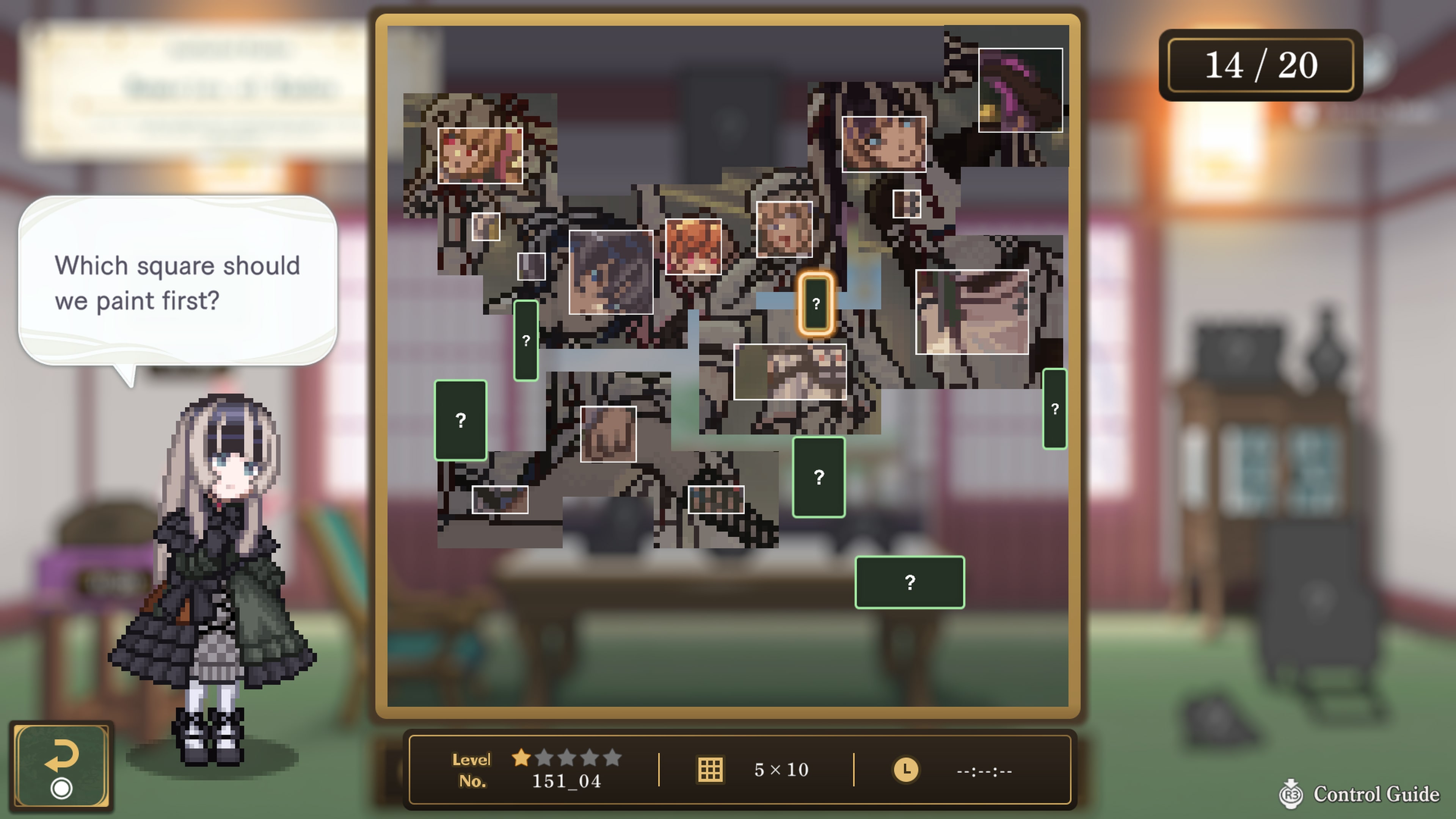 充滿螺鈿個人風格的遊戲主選單畫面