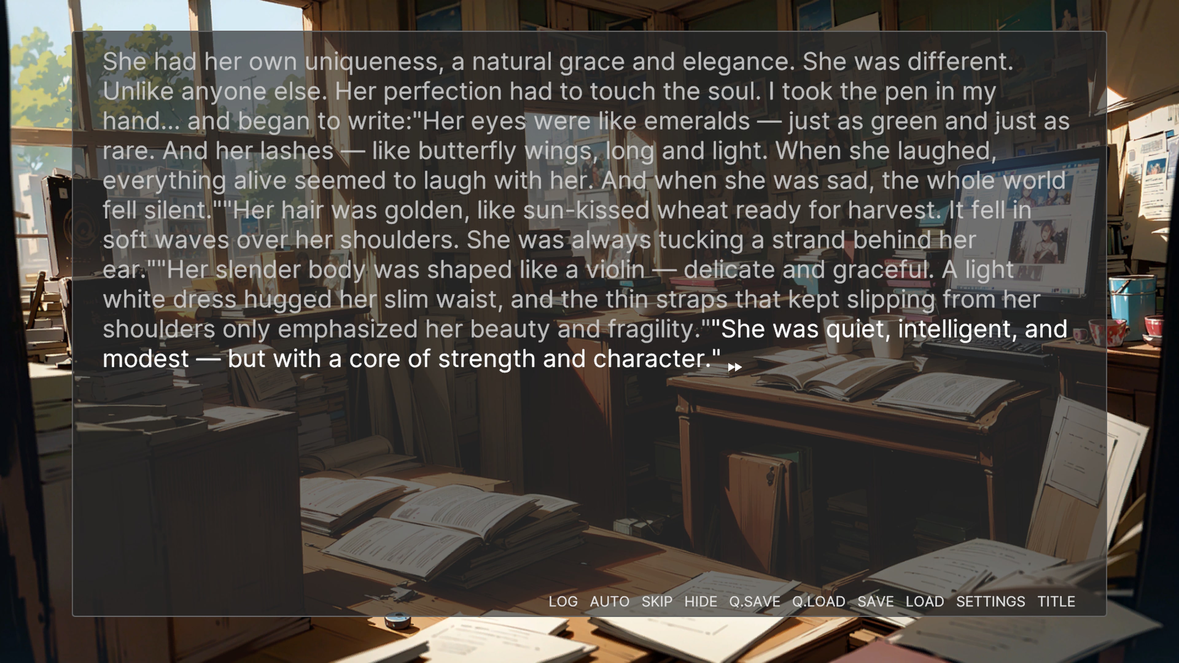 遊戲畫面：細膩的人物表情刻畫