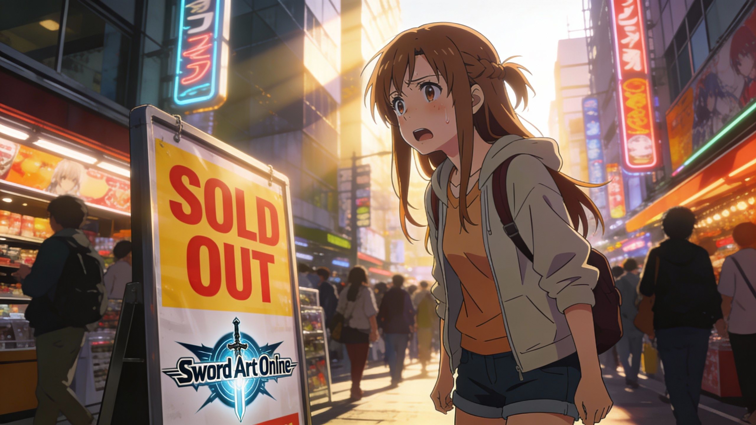 直葉在秋葉原街頭的絕望瞬間