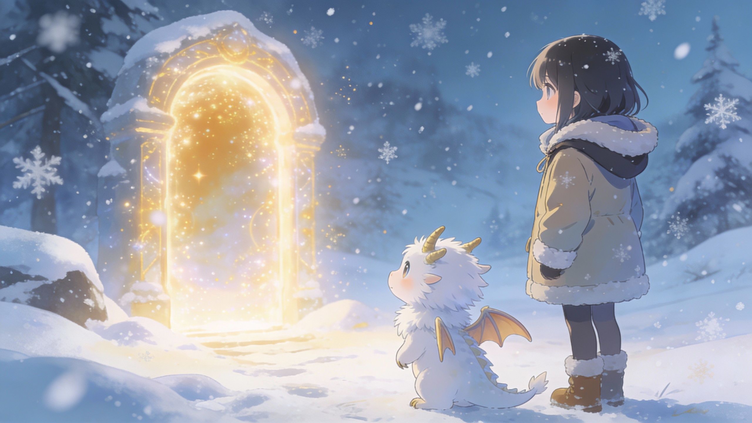 西莉卡與畢娜在冰雪世界的冒險