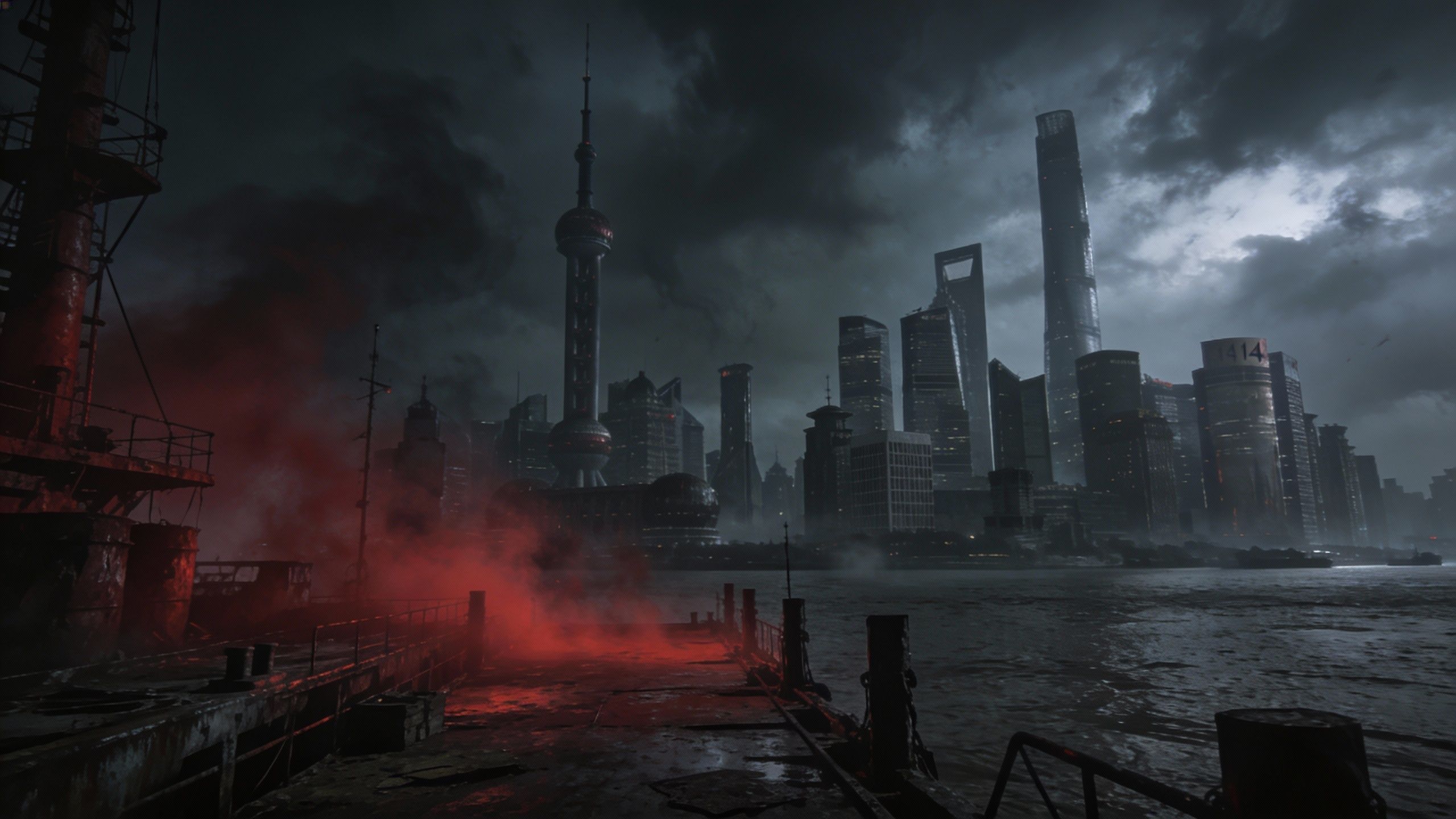 2014年上海末日氛圍示意圖