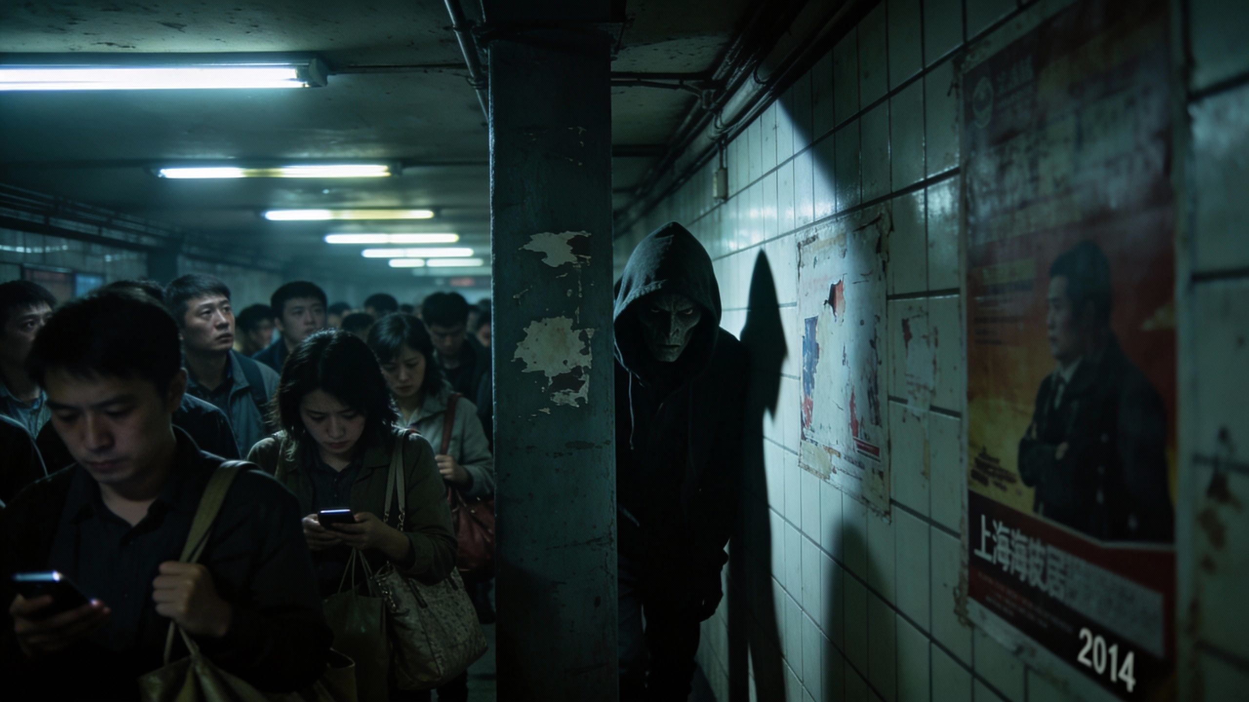 地鐵站內的異常與恐慌蔓延