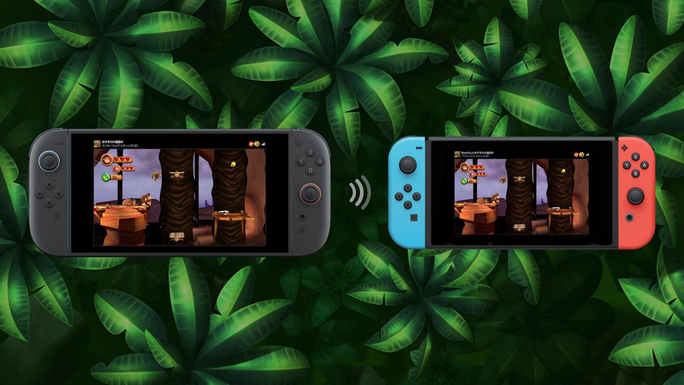 跨主機鄰近通訊遊玩示意