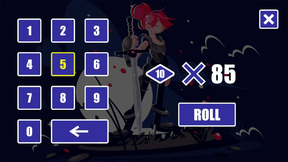 戰士主題介面展示