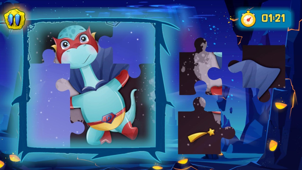 直觀的拼圖拖曳操作