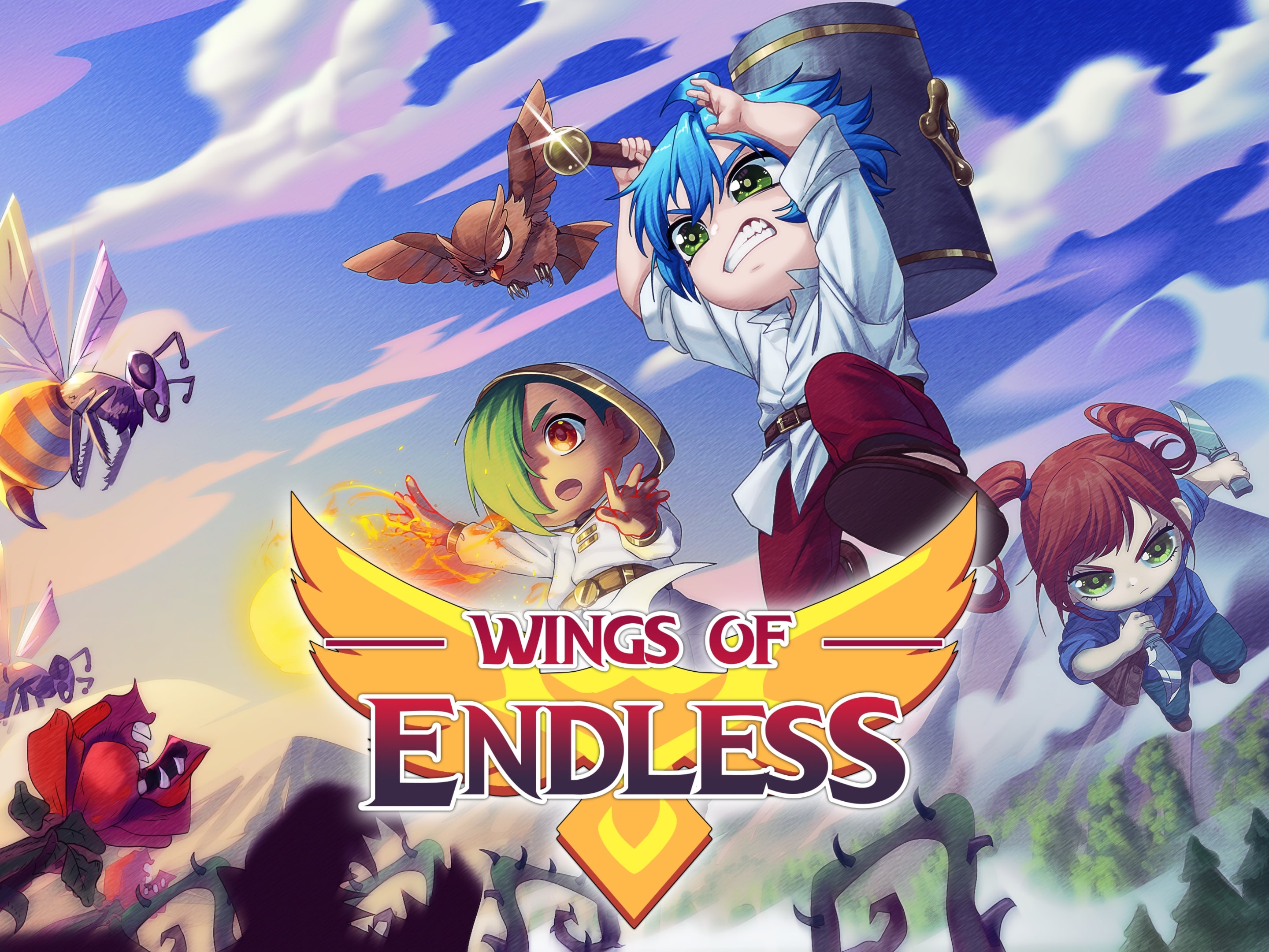 角色們共同冒險的生動場景