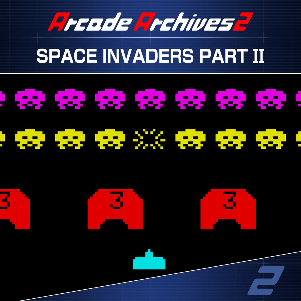 Arcade Archives 2 SPACE INVADERS PART II 遊戲封面