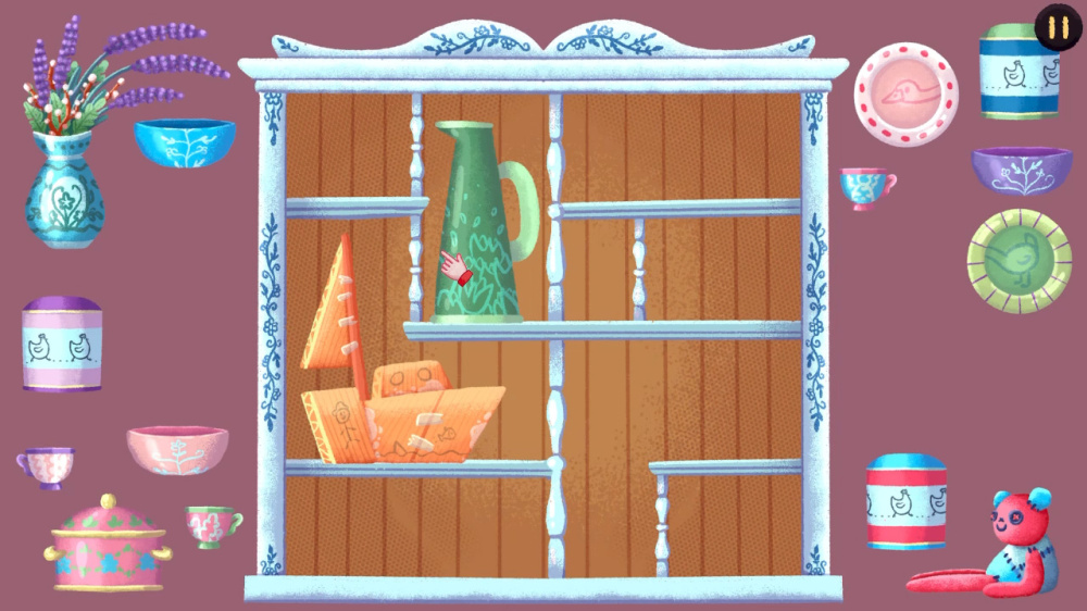 遊戲截圖:日常物品的整理