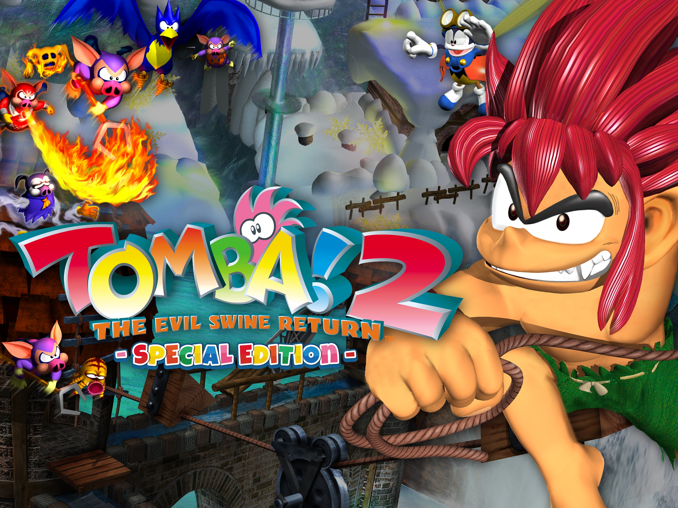 Tomba! 2 Special Edition 遊戲主視覺圖