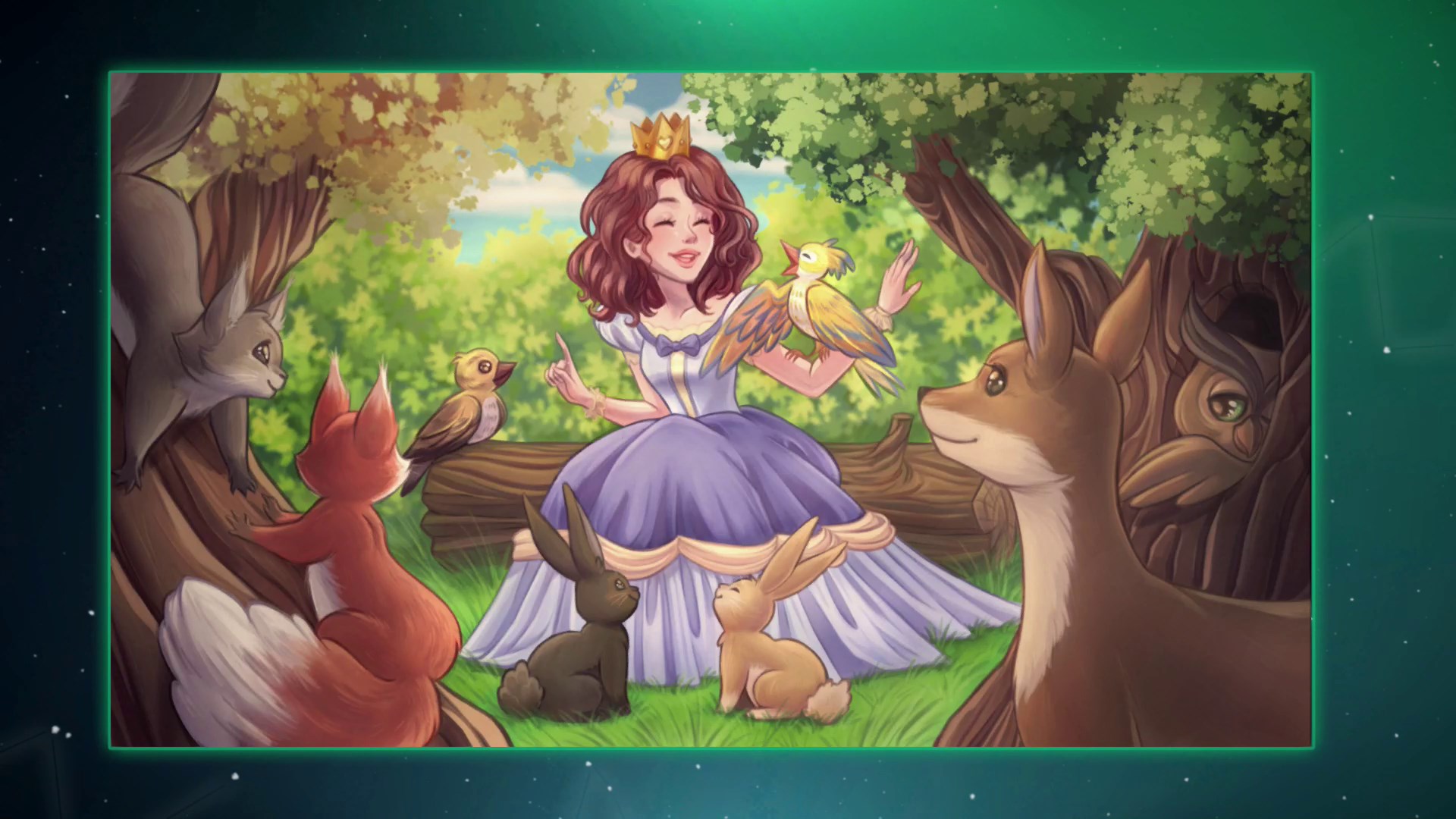 遊戲精美插畫與拼圖模式展示