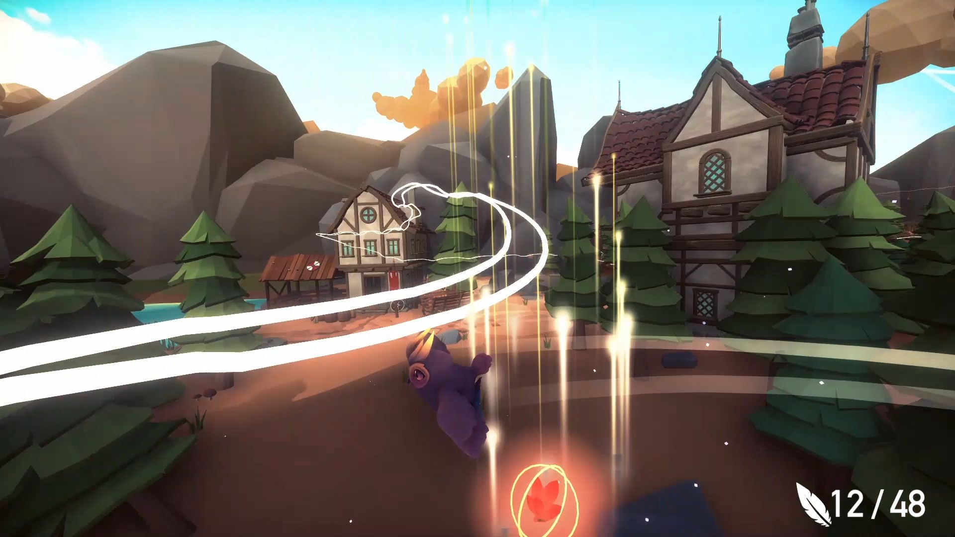 穿越魔法圓環的玩法