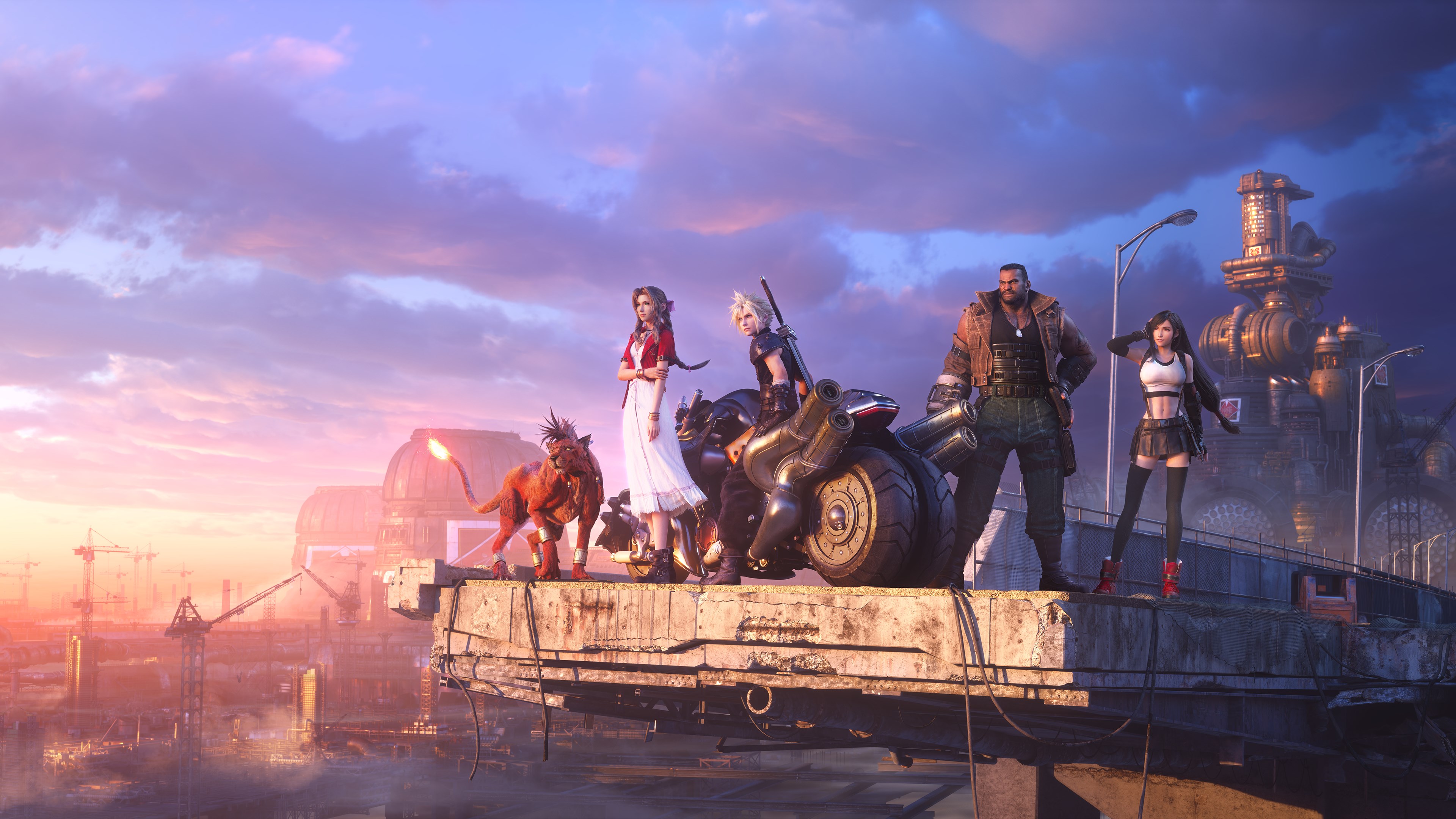 FINAL FANTASY VII REMAKE INTERGRADE 遊戲主視覺圖