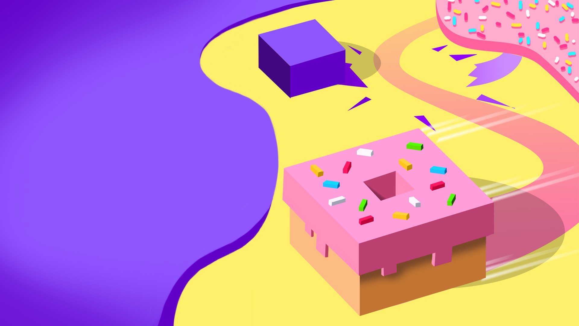 Paper io 2 遊戲主視覺圖,展示多彩的領地爭奪戰