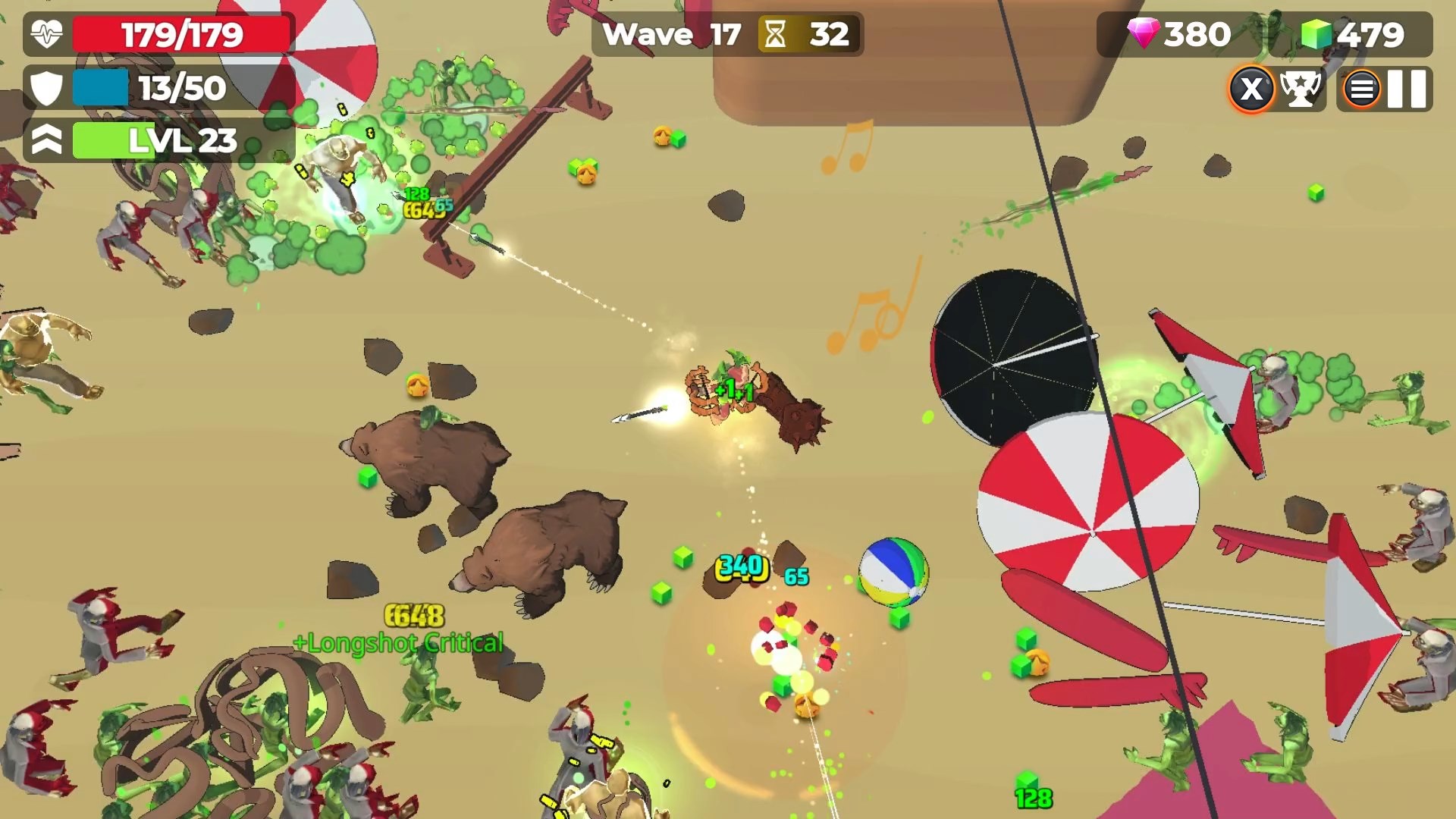 Monster Survivors 頭目戰鬥畫面