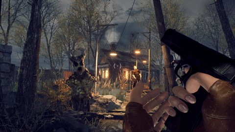 陰暗的室內場景與光影效果