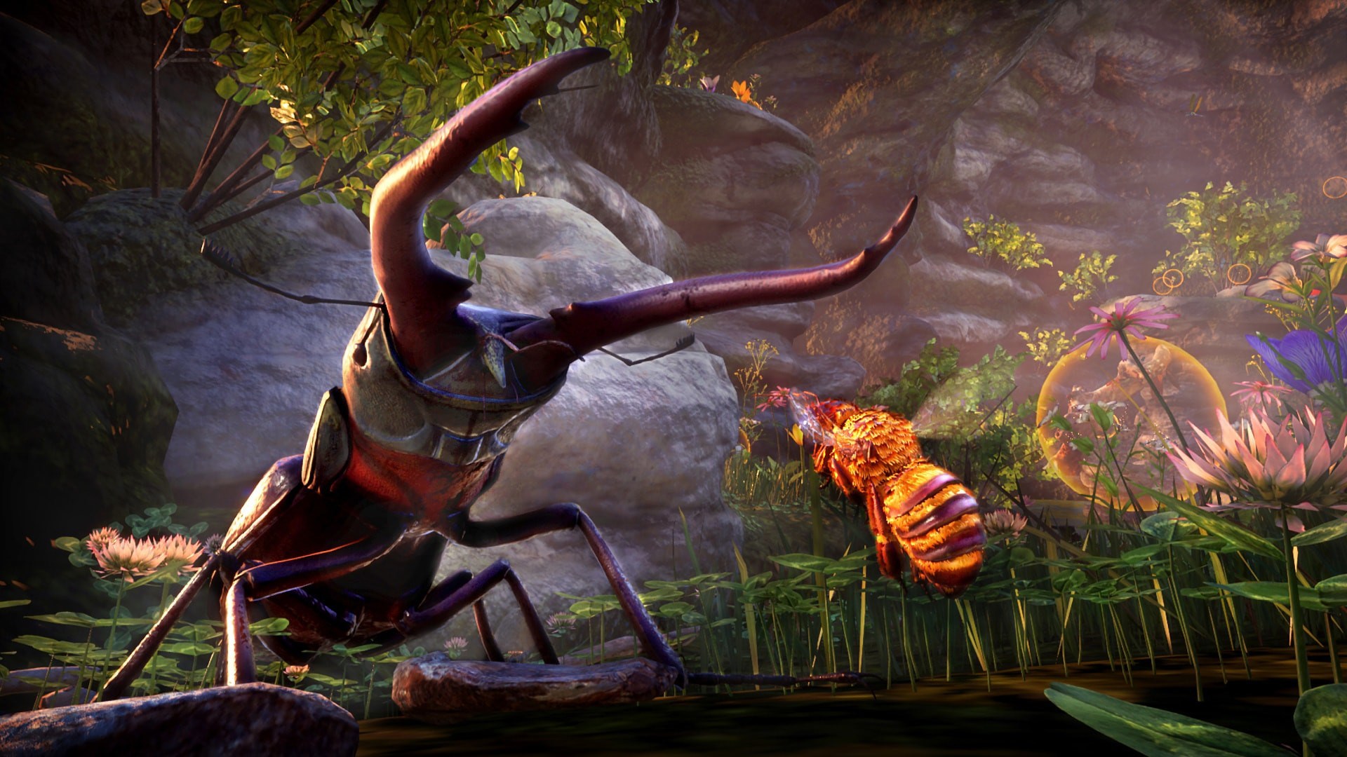 展示細緻的植被與環境光影