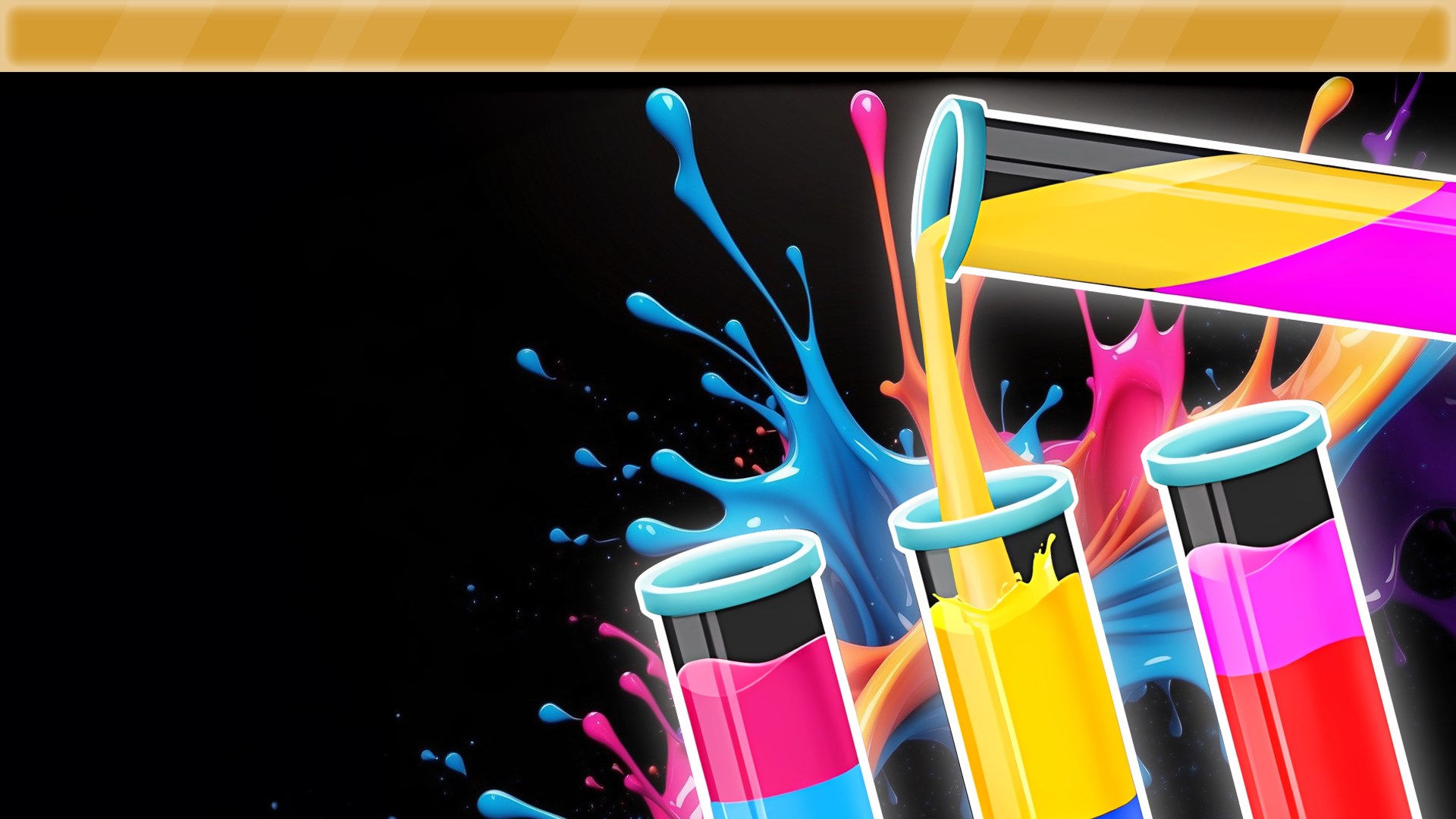 Color Water Sort: Gold Edition 遊戲背景圖