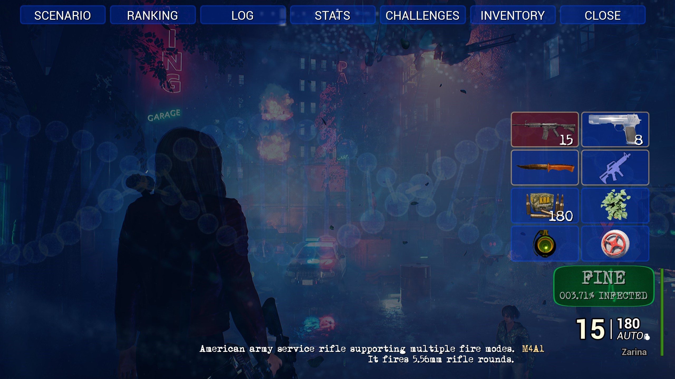 包含多種外觀自定義的角色選擇介面