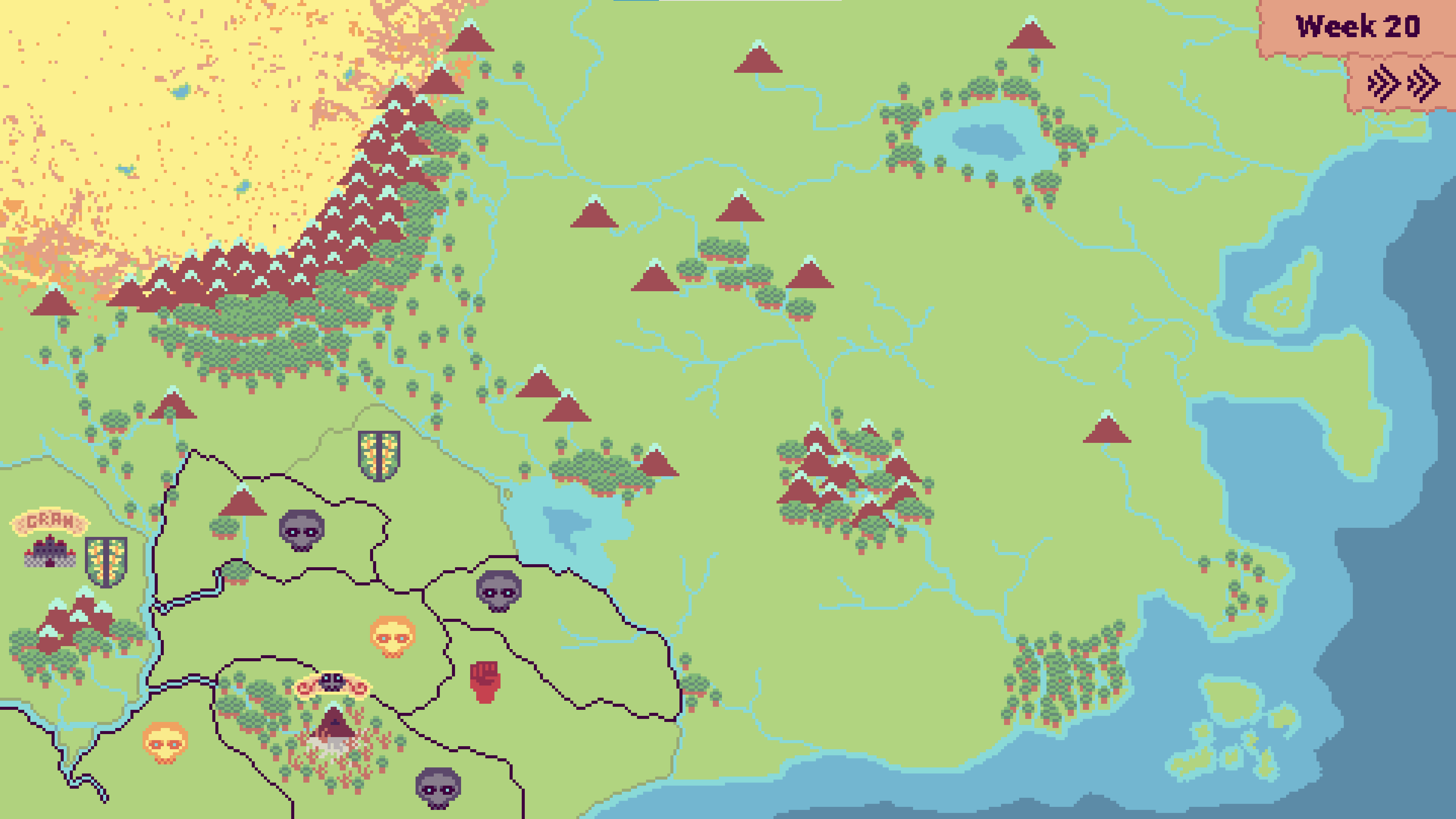 多樣化的王國環境展示