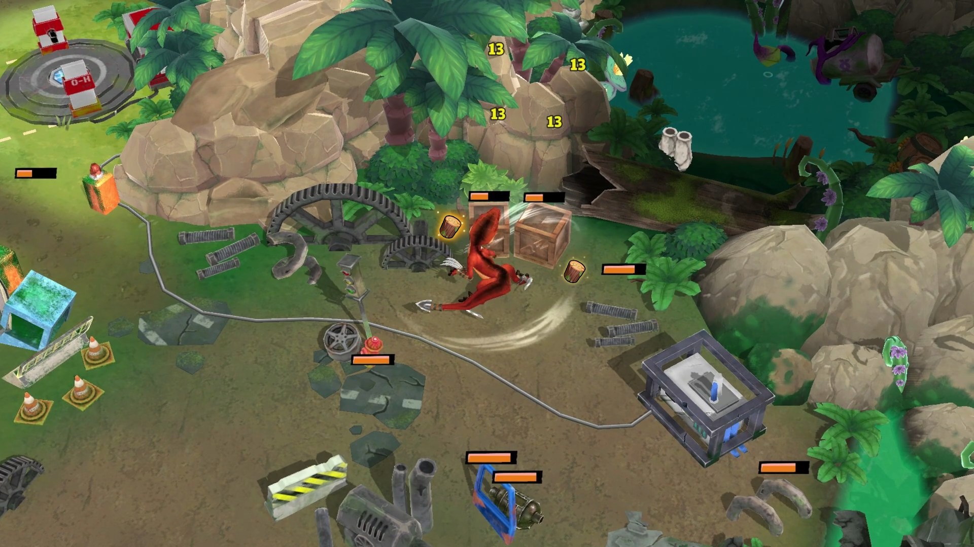 Raptor Evolution 遊戲戰鬥畫面