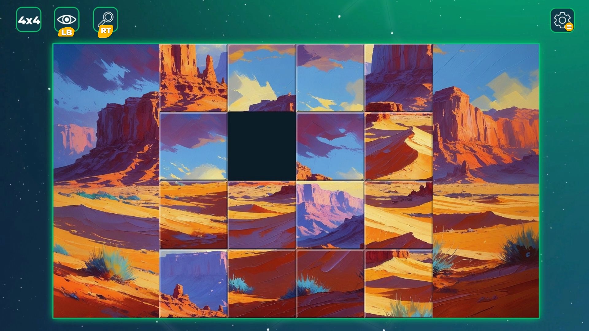 展現精緻畫質的拼圖細節