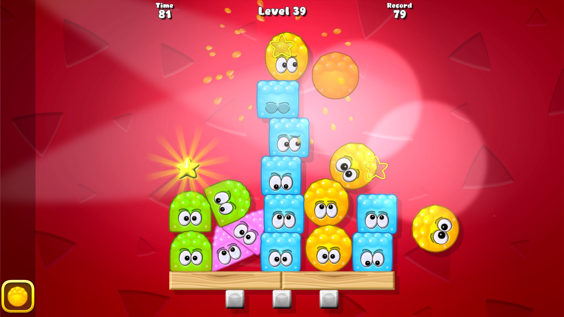 Super Juicy Stack 色彩繽紛的關卡設計