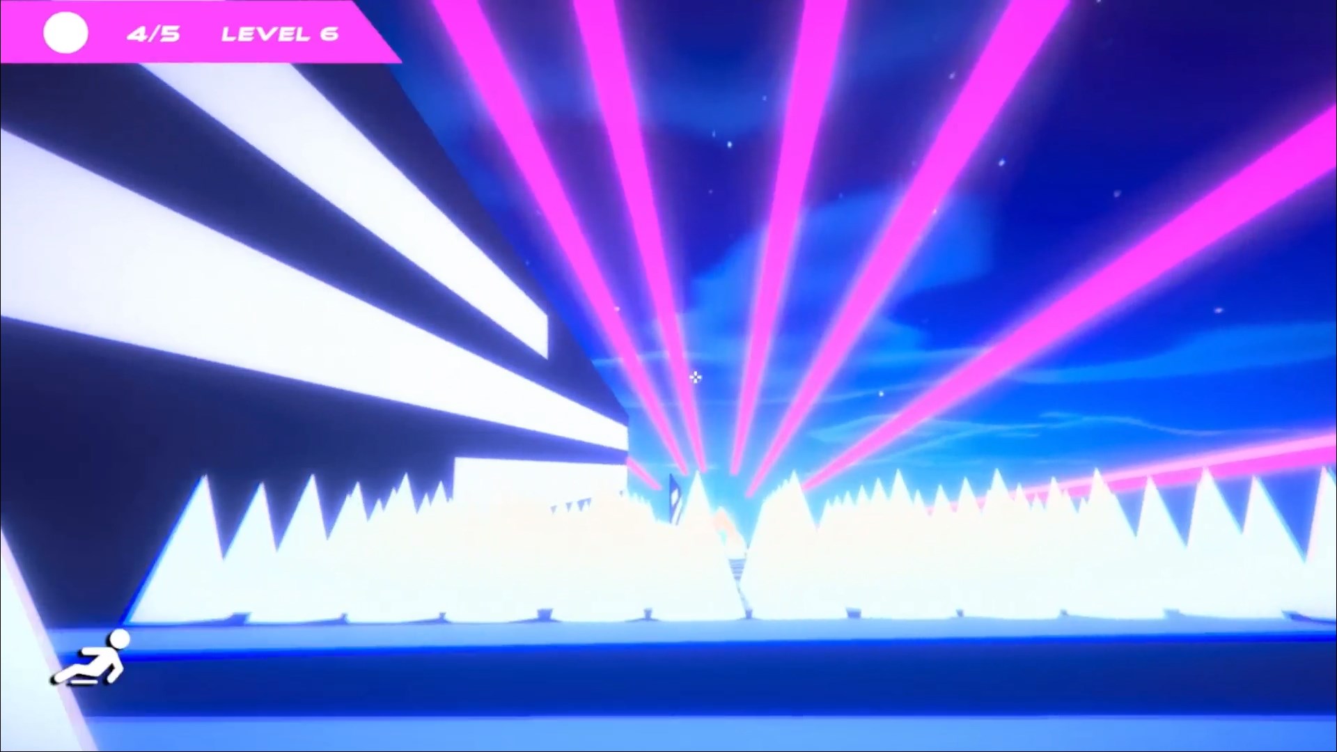 複雜的關卡設計,充滿了懸浮平台與雷射障礙。