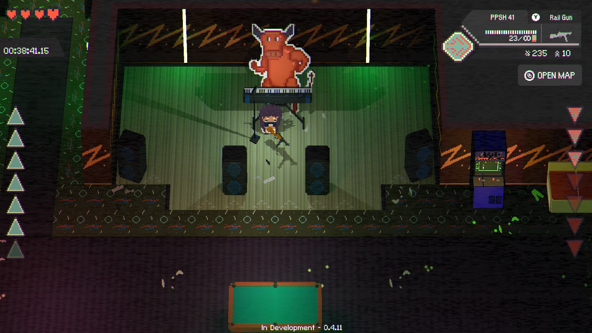 面對巨型 BOSS 的緊張對決，考驗玩家的走位技巧