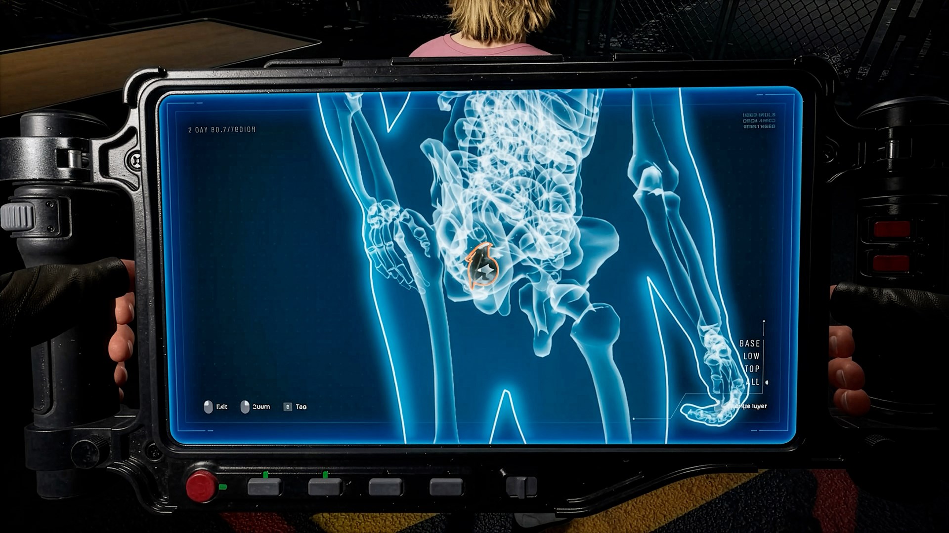 充滿細節的檢查哨室內環境