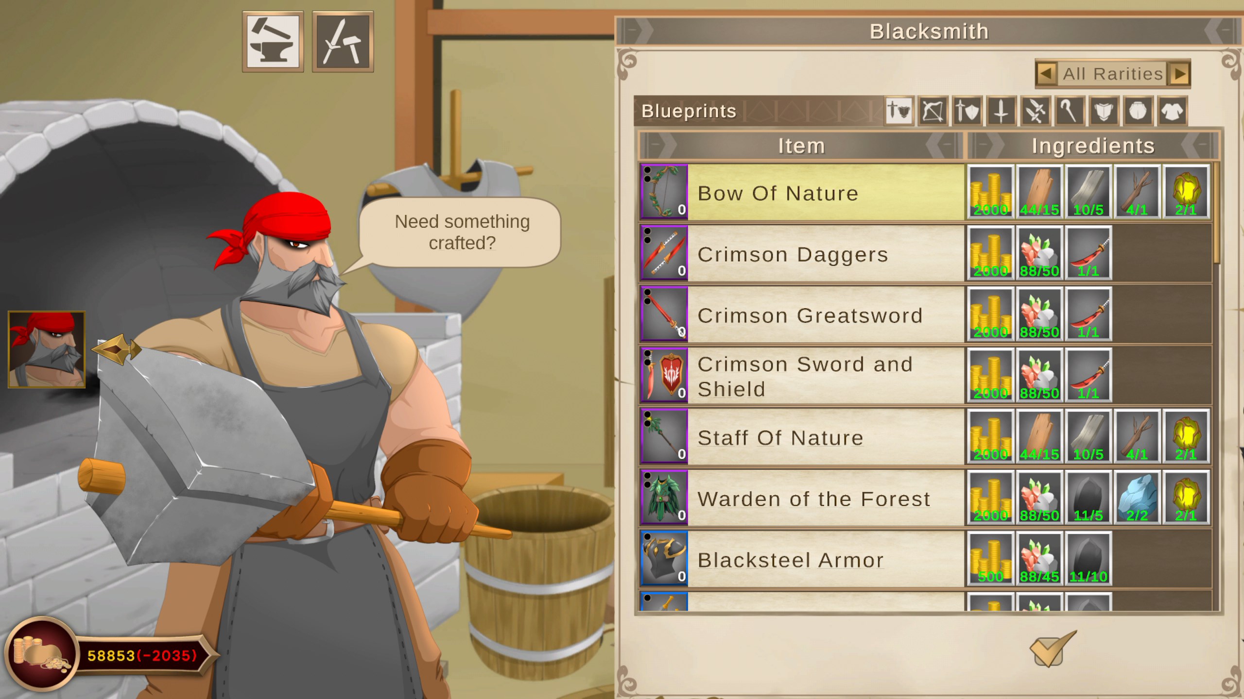 Our Adventurer Guild 敵人資訊