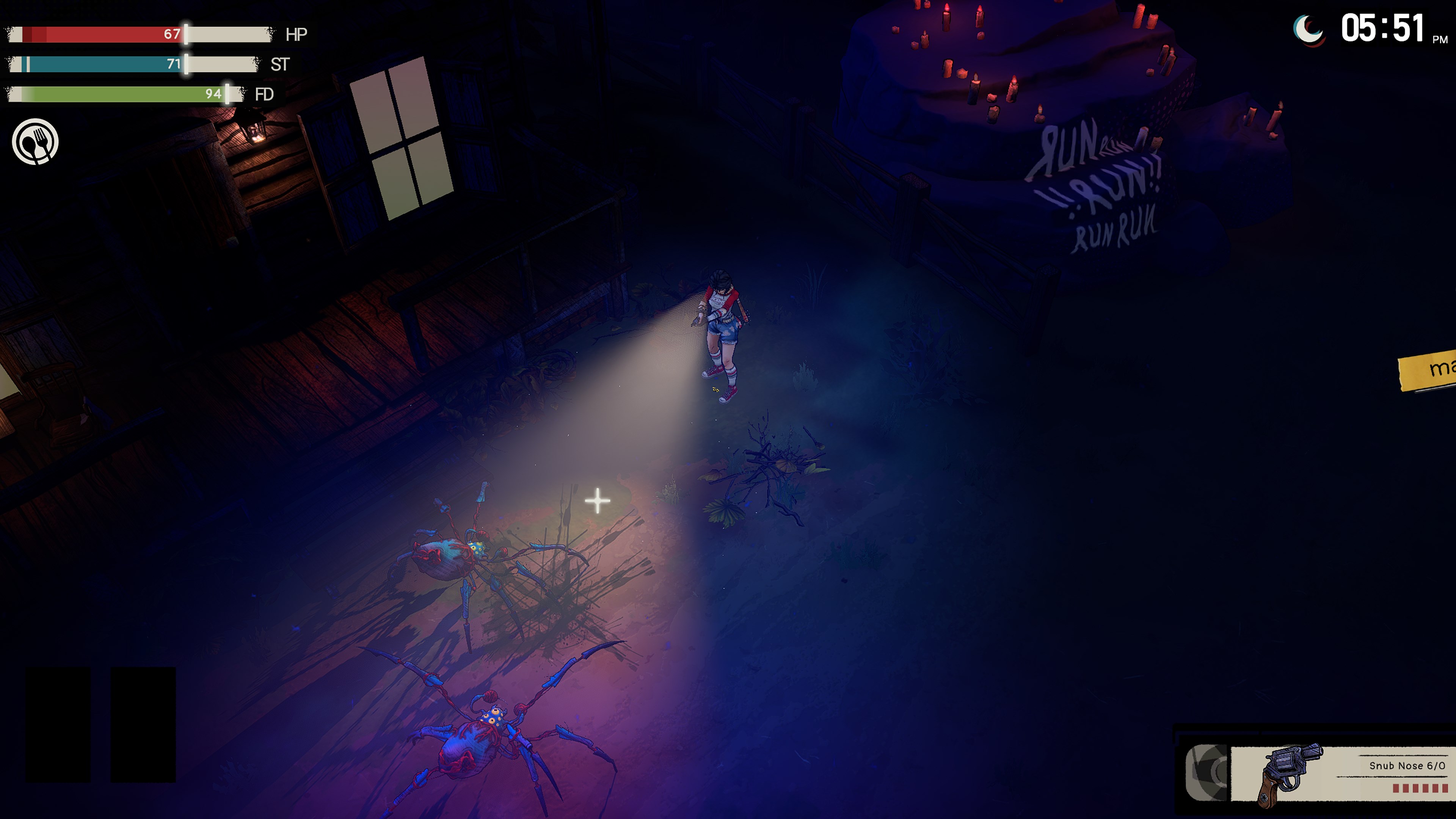 怪奇鎮生存指南 夜晚的戰鬥場景