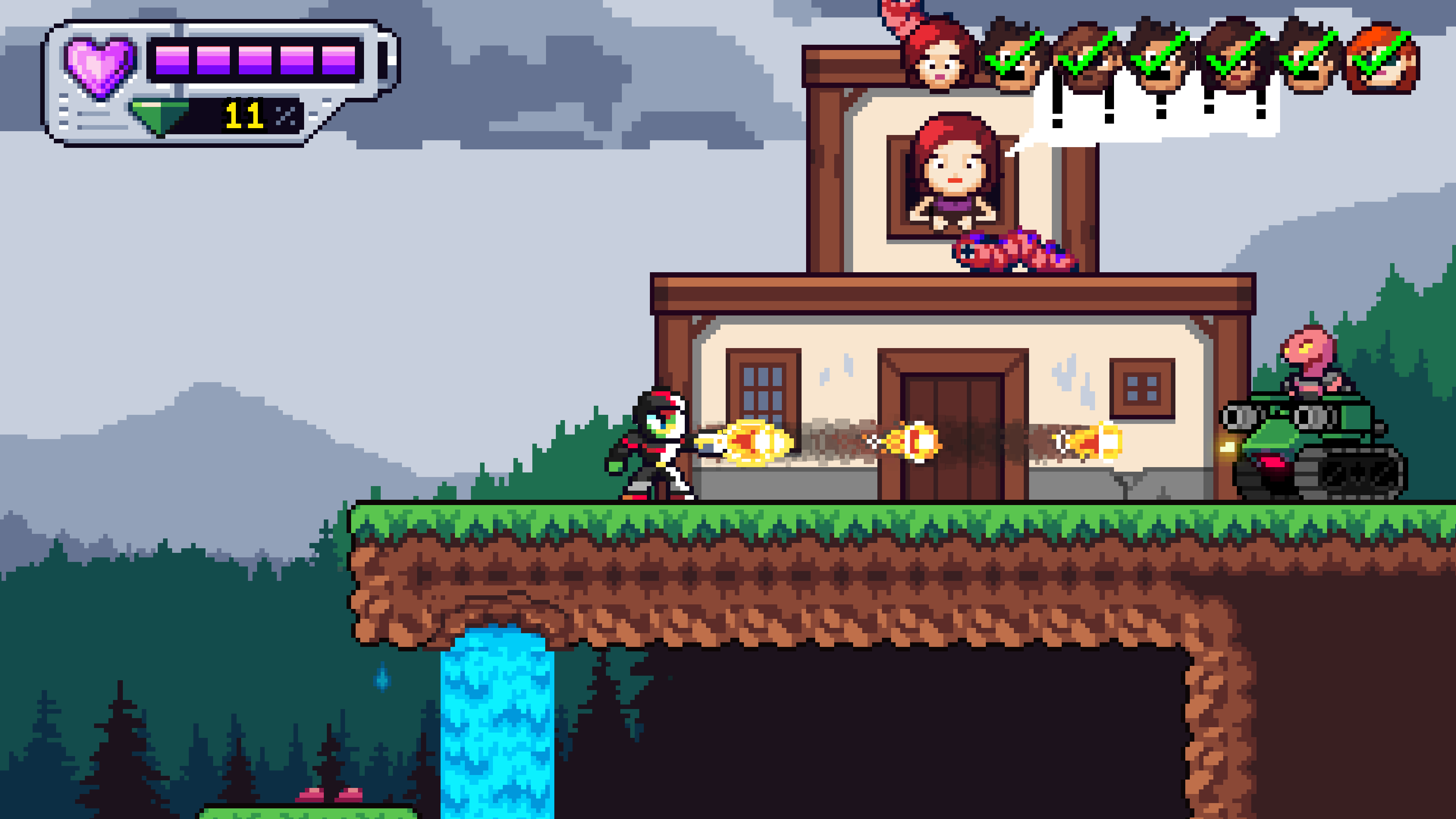 駕駛機甲進行戰鬥的場景