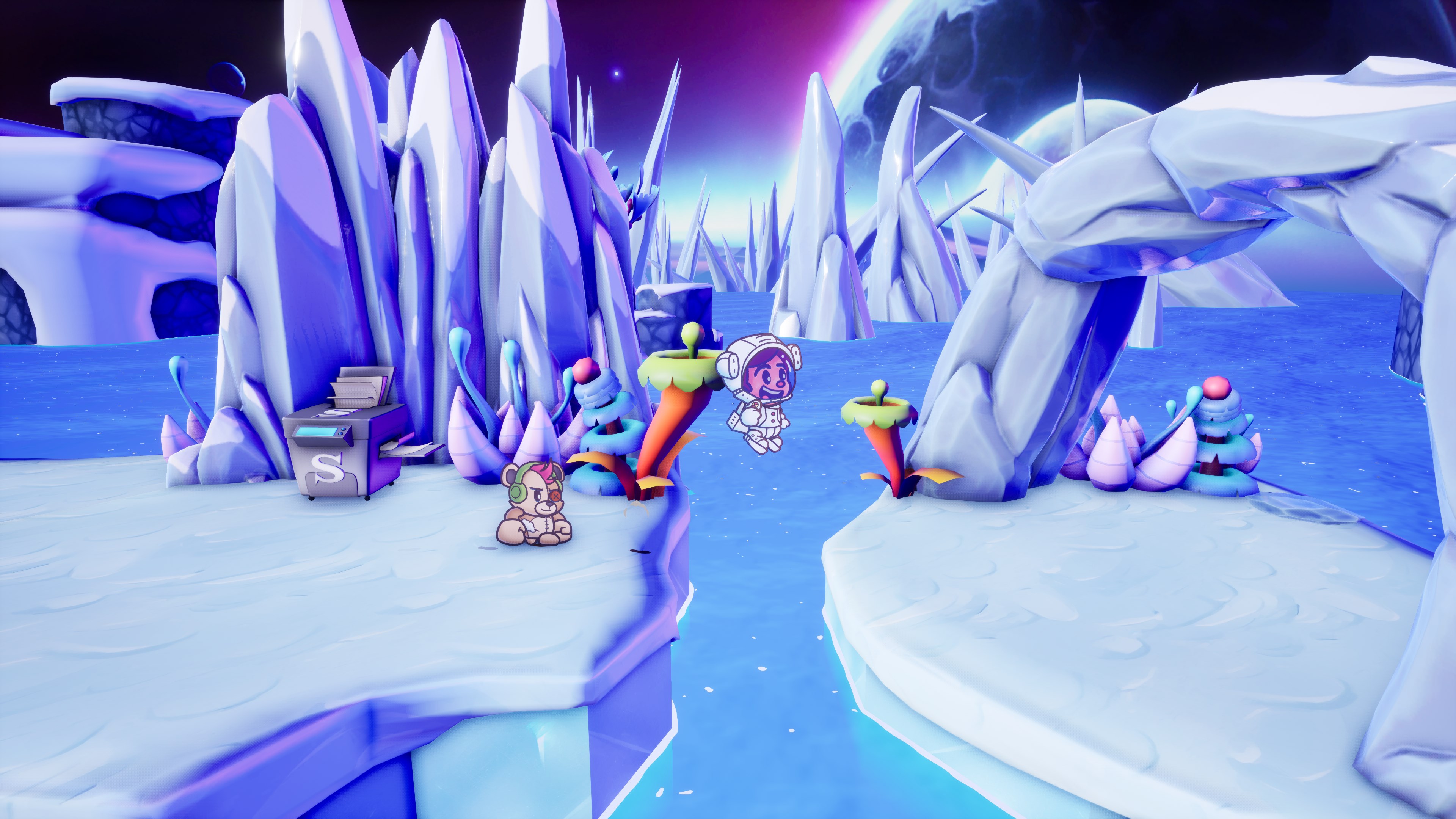 精緻的 2.5D 紙片美術風格